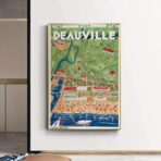 cartel vintage deauville 1
