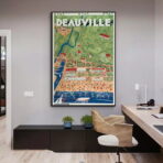 cartel vintage deauville 1
