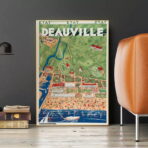 cartel vintage deauville 1