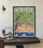 cartel vintage deauville 1