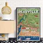 cartel vintage deauville 1