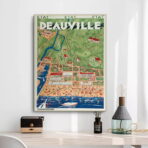 cartel vintage deauville 1