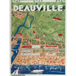 cartel vintage deauville 1