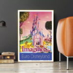 cartel vintage de disneyland