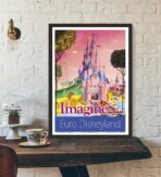 cartel vintage de disneyland