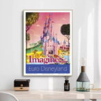 cartel vintage de disneyland