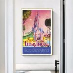 cartel vintage de disneyland