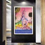 cartel vintage de disneyland