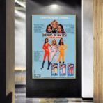 cartel de damas divertidas