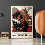 cartel vintage escocia 1