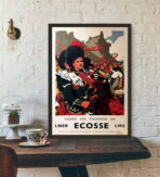 cartel vintage escocia 1