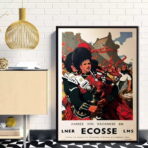 cartel vintage escocia 1