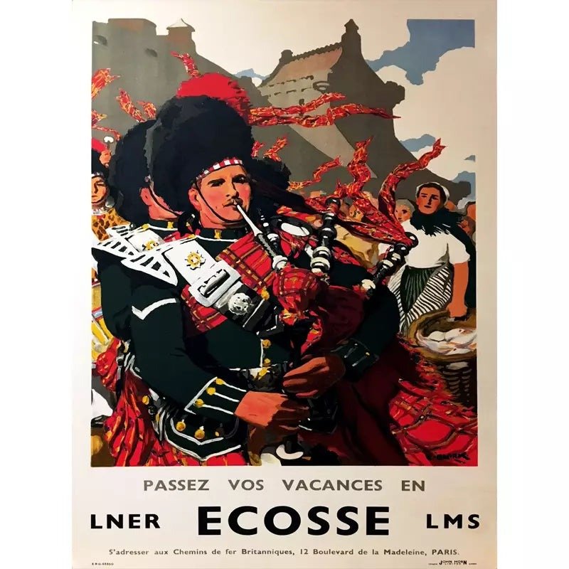 cartel vintage escocia 1 cartel vintage escocia 1