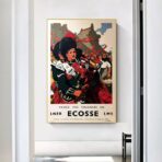 cartel vintage escocia 1