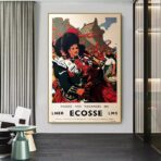 cartel vintage escocia 1
