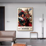 cartel vintage escocia 1