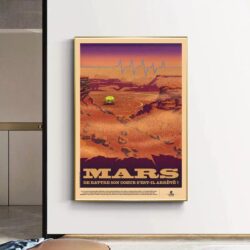 cartel espacial vintage 1