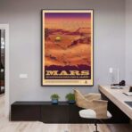 cartel espacial vintage 1