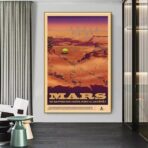 cartel espacial vintage 1