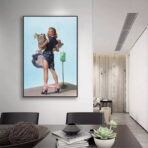 cartel de mujer vintage 1