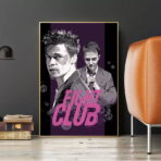 cartel del club de la lucha