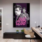cartel del club de la lucha