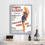 cartel pelicula brigitte bardot
