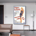 cartel pelicula brigitte bardot