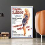 cartel pelicula brigitte bardot