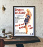 cartel pelicula brigitte bardot