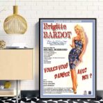 cartel pelicula brigitte bardot
