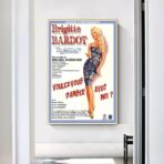 cartel pelicula brigitte bardot
