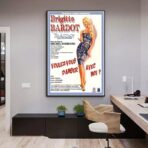 cartel pelicula brigitte bardot