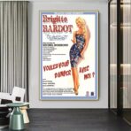 cartel pelicula brigitte bardot