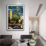 cartel de pelicula de terror vintage