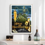 cartel de pelicula de terror vintage