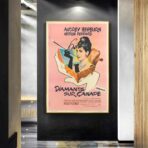 cartel pelicula diamantes en el sofa