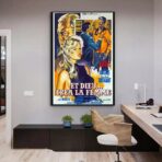 cartel de pelicula y dios creo a la mujer