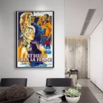 cartel de pelicula y dios creo a la mujer