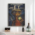 cartel de pelicula y el extraterrestre