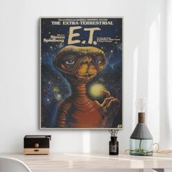 cartel de pelicula y el extraterrestre