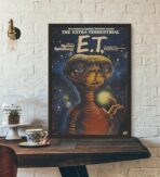 cartel de pelicula y el extraterrestre