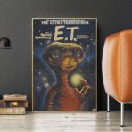 cartel de pelicula y el extraterrestre