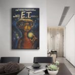 cartel de pelicula y el extraterrestre