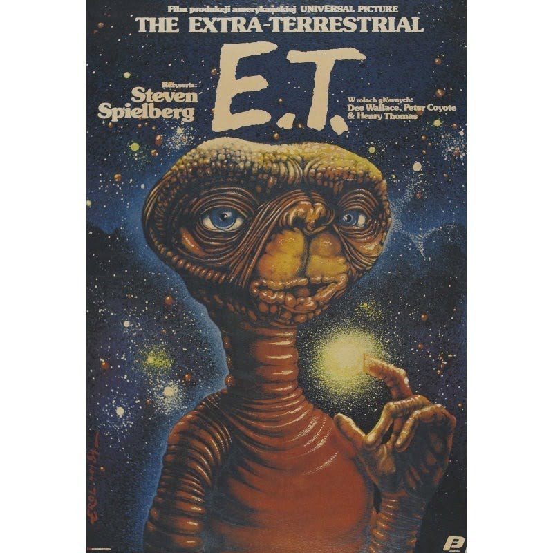 cartel de pelicula y el extraterrestre cartel de pelicula y el extraterrestre