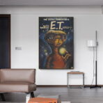 cartel de pelicula y el extraterrestre