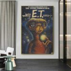 cartel de pelicula y el extraterrestre