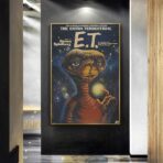 cartel de pelicula y el extraterrestre