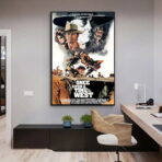 cartel de la pelicula erase una vez en el oeste
