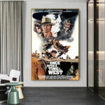 cartel de la pelicula erase una vez en el oeste